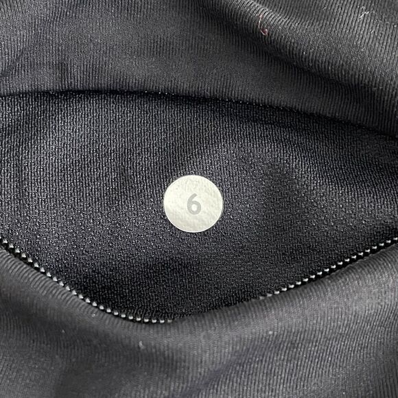 Lululemon Speed Tight II Textured Wave Black Silver Spoon / Black - Size: 6 - Picture 6 of 13
